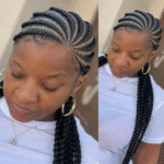 Curvy Cornrows with Neat Edges
