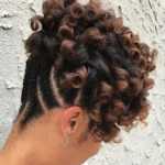 Faux Undercut with Curls