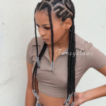 Long Beaded Ethnic Braids