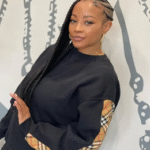 Side-Swept Cornrows